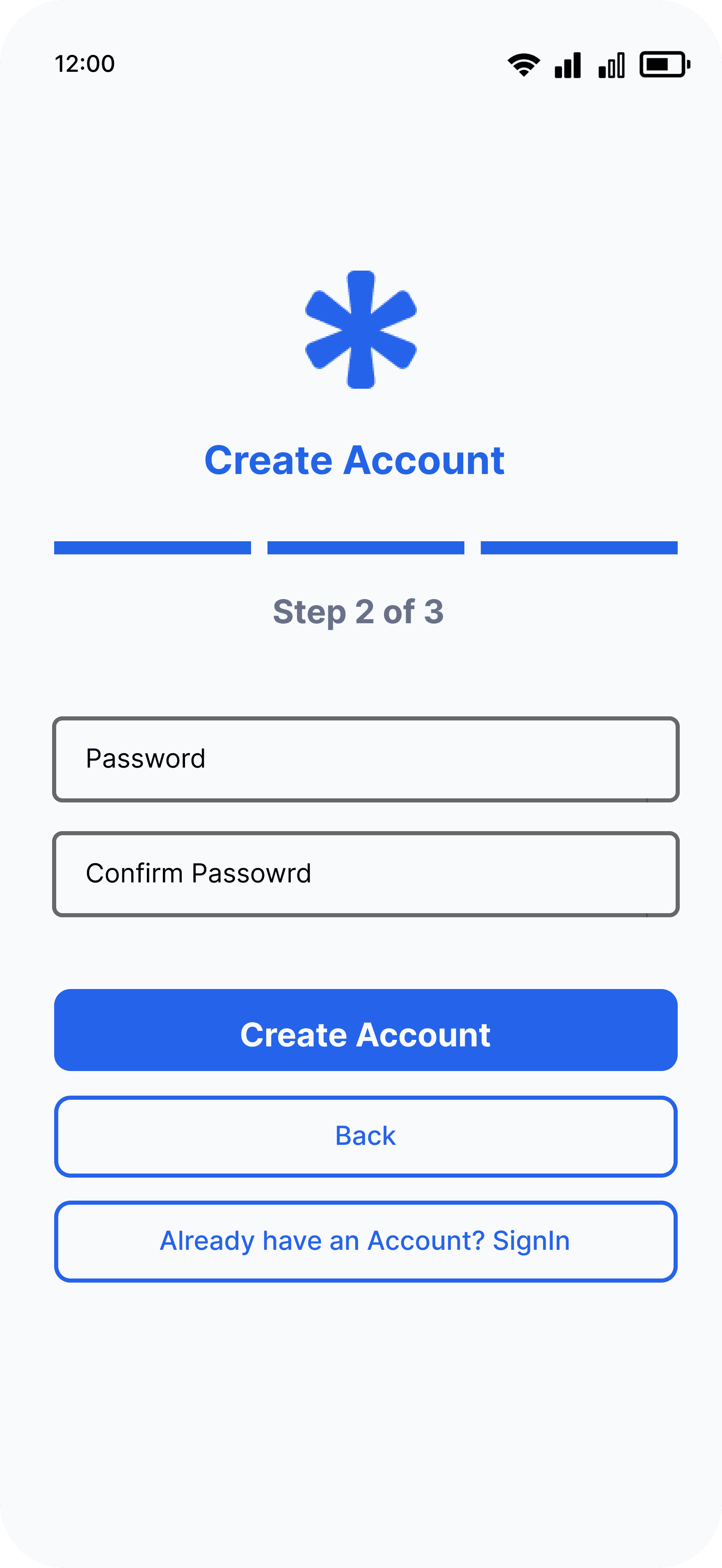 CareEase screen 1